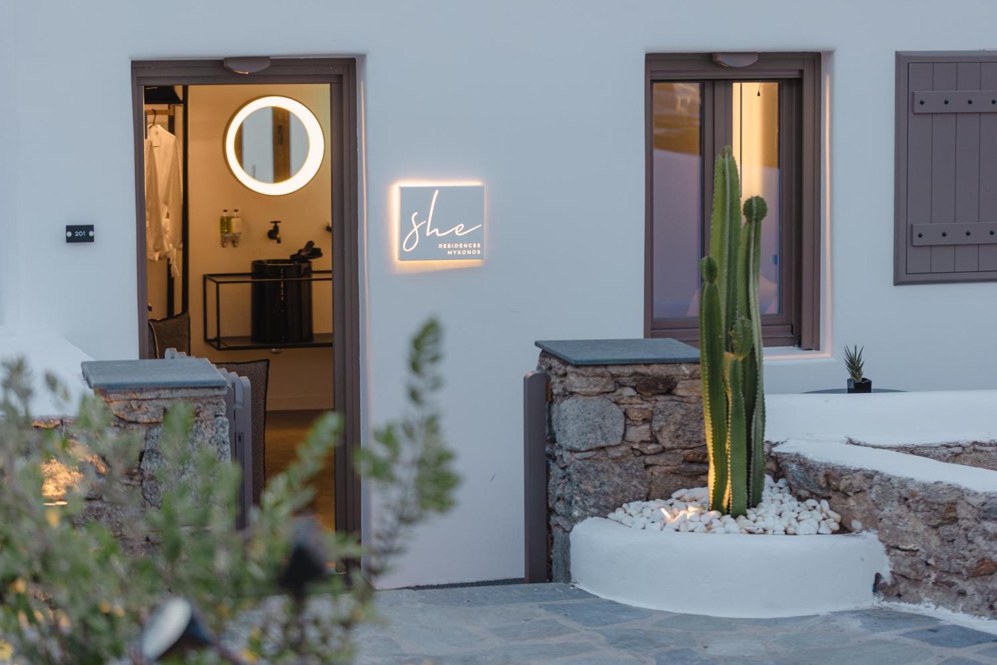 الشقق الفندقية Mykonos Townفي  She Mykonos - The Residency المظهر الخارجي الصورة